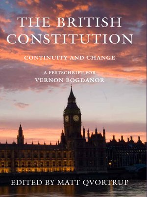 cover image of The British Constitution